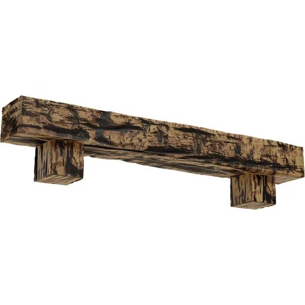 Kit w/ Alamo Corbels, NaturaL Golden Oak, 6